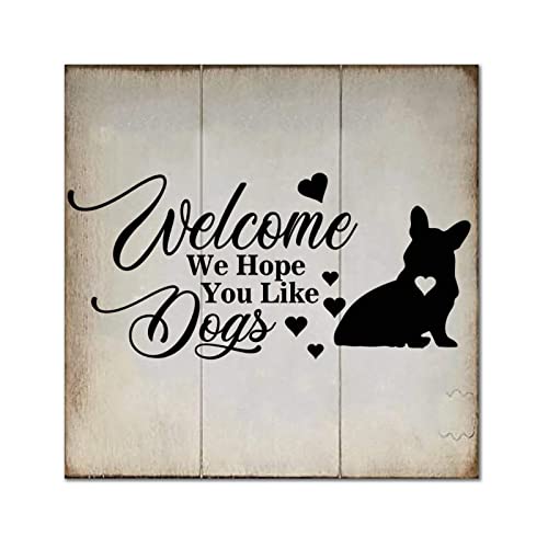 Plaque murale afghan hound en bois de 35cm pour decoration interieure rustique