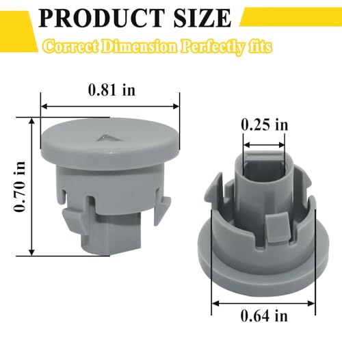 Botones de arranque WE04X24719 para secadora compatible con AP6034220 4
