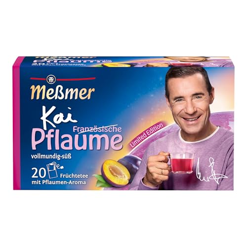 Meßmer Ländertee Französische Pflaume | Früchtetee mit Pflaumen-Aroma | vollmundig-süß | 20 Teebeutel
