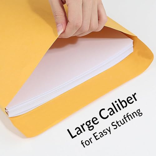 Image of AccuPrints Paper Envelopes with lamination (Pack of 50,Yellow,A4 Size)