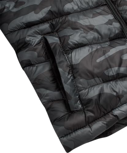Image of URBAN REPUBLIC Boys Puffer Jacket - Packable Warm Insulated Hooded Boys Winter Coat with Pockets (Sizes 4-20)