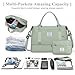 Travel Duffel Bag with Shoes Compartment, Carry on Overnight Weekender Bags for Women, For Spirit Airlines 18x14x8 Personal Item Bag