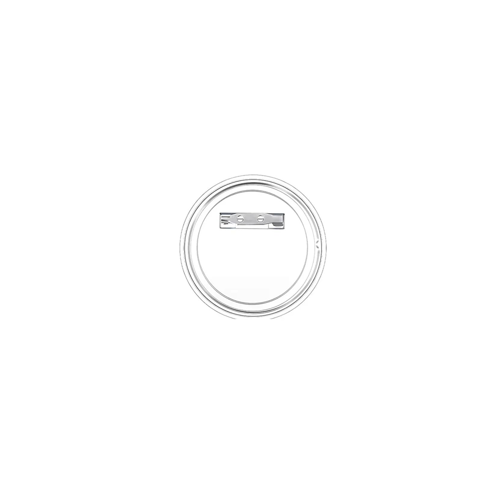 Acrylic Clear Button Pins 60PCS Clear Acrylic Badge Blanks - DIY Button Pins for Custom Photos, Sewing & Clothing Projects(25MM)