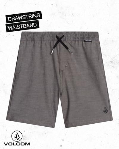 Image of Volcom Toddler Baby Boy Shorts Set - 2 Piece Short Sleeve Graphic Tees and Tech Stretch Shorts for Boys Infant Summer Clothes