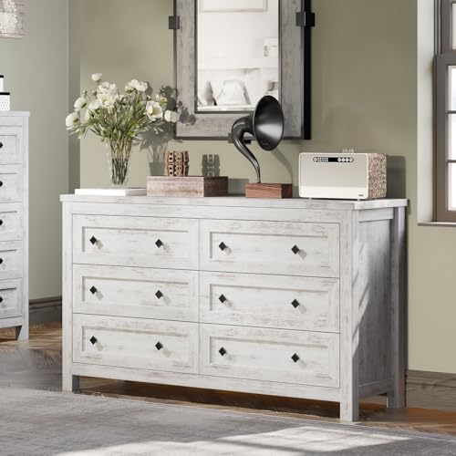 AMERLIFE 6 Drawer Dresser for Bedroom, 54