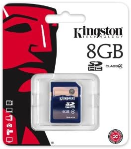 Kingston 8 GB Class 4 SDHC Flash Memory Card SD4/8GB