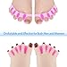 MixS Live 3 Pairs Silicone Toe Separators for Women,Bunion Corrector for Hammer Toes Relief, Overlapping Toes Straightener,Soft Gel Foot Spacers Reusable Washable Toe Spreaders
