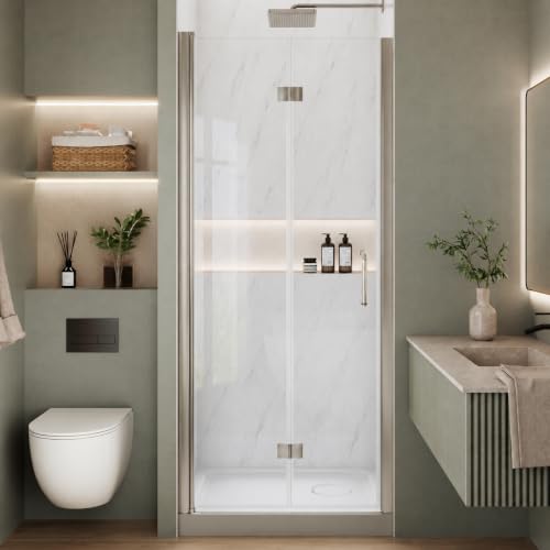 ComfyStyle Frameless Bifold Shower Door