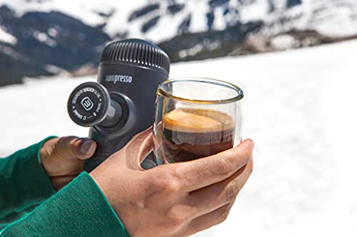 Cafetera de prensa francesa Máquina de espresso portátil de Nanopresso, versión de actualización de Minipresso, presión… - Imagen 5