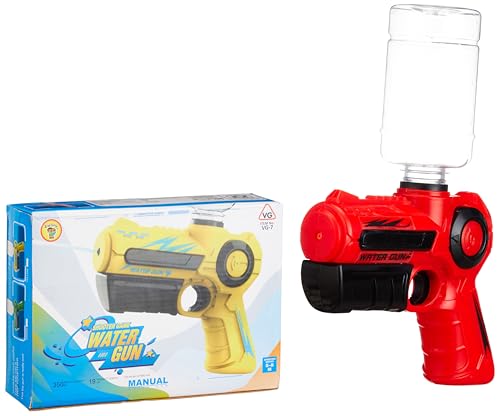Image of Niku Manual Water Gun for Holi with Auto Suction | Manual Water Gun 8 Mt Range - Multicolor
