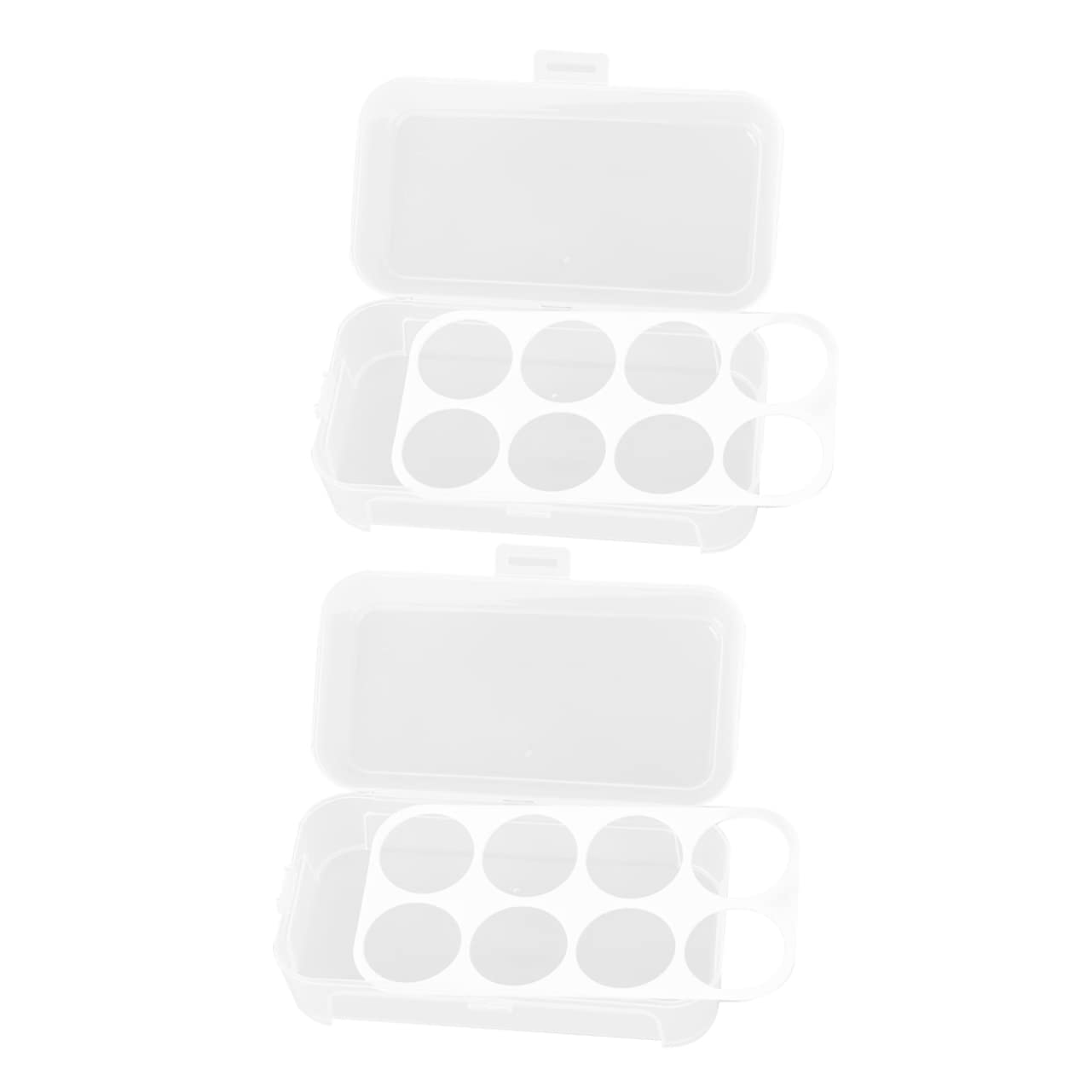 VINTORKY Makeup Organizer Large Beauty Egg Storage Boxes Dual Use for Travel Home Protective Portable Case
