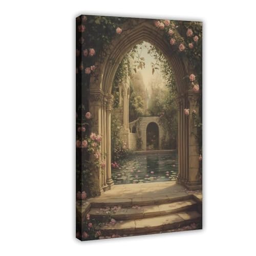 Poster romantique OQUAJK idéal pour sublimer une chambre à coucher cosy 40x60cm