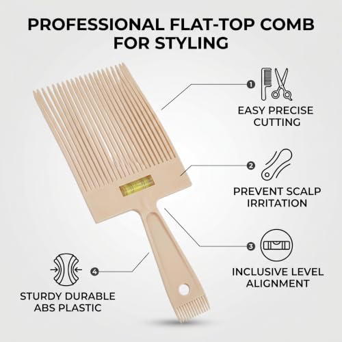 Peine Profesional Flat-Top Beige para Corte miniatura 2
