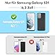 Giabuao Akkuhülle für Samsung Galaxy S21, 7000 mAh, schlanke wiederaufladbare Ladehülle, erweiterte Ladehülle, Backup-Akkuladegerät, tragbare Powerbank für Samsung Galaxy S21 (6,2 Zoll) – Schwarz