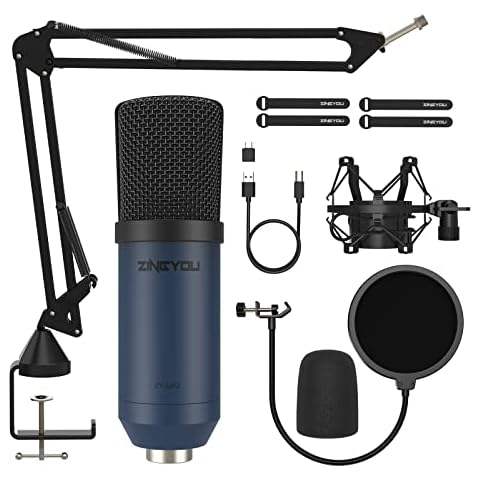 ZY-UA2 USB Microphone (Blue) Cover