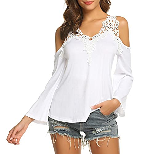 Springish Top In Crochet, Crochet White/Large