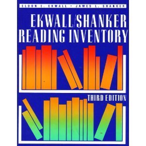 Ekwall/Shanker Reading Inventory: James L Shanker: 9780205147328 ...
