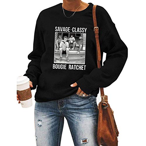 Savage Classy Golden Girls Mashup Sweatshirt, Gift for Best Friend, Girls Trip Sweatshirt