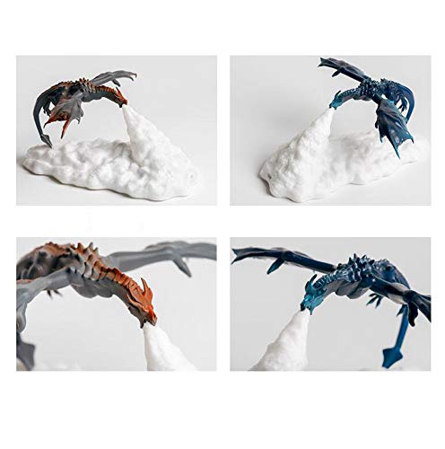 Primst 3D Printed Volcano Dragon Lamps,Night Light Moon Light,Desktop Lamp For Bedroom Office Children Gifts (Blue) #TOP4