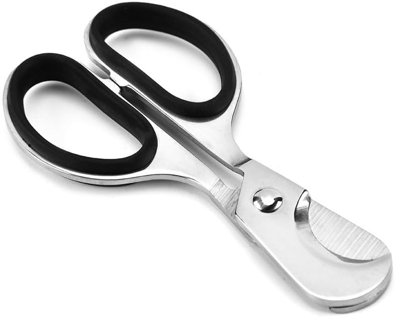 JDIME Stainless Steel Cuban Cigar Cutter Scissors Knife Head Guillotine Portable Smoking Accessory