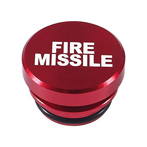 Image of 3 Pack Billet Aluminum Car Cigarette Lighter Plug Replacement, EJECT Button Universal Push Button Fits Most Automotive Vehicles (Red EJECT & FIRE & PANIC)