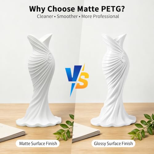 Image of IEMAI White Matte PETG Filament 1.75mm 1kg Compatible with Bambu Lab AMS