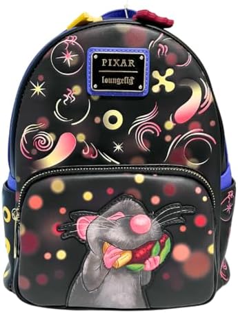 Loungefly Exclusive Disney Pixar Ratatouille Remy Food Scene Mini Backpack, Multi, Mini