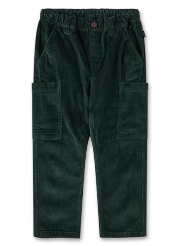 Pantalon coton vert garçon Sanetta idéal pour l'école et les jeux en plein air