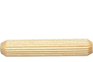 Pinehurst Crafts 1/2 Inch x 3 Inch Fluted Wood Dowel Rods