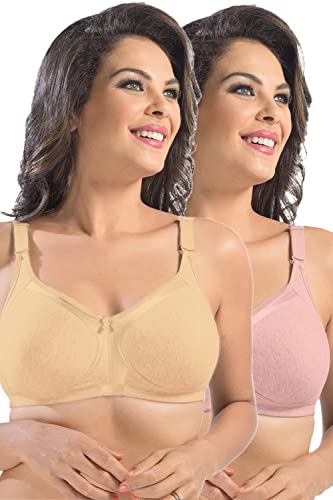 Image of SONARI Zoya Women's Non Padded Full Coverage Bra Pack of 2