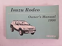 1998 Isuzu Rodeo Owners Manual B0012Q6RLM Book Cover