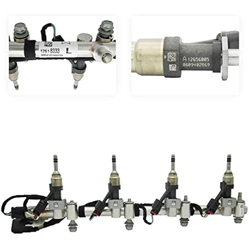 OEM Fuel Injection Assembly 12687244 Fuel Rail Harness Injectors w/Pressure Sensor 12673824 Left Side 5.3L 6.2L V8