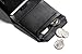 Bellroy Coin Wallet (Slim Coin Wallet, Bifold Leather Design, Holds 4-8 Cards, Magnetic Closure Coin Pouch) - Black
