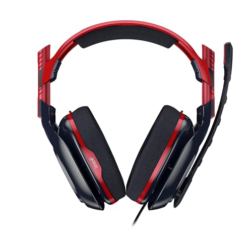 Logitech Astro A40 TR Headset Gen 2 Headset with Upgraded Blue Microphone - Grey/Orange (Renewed)