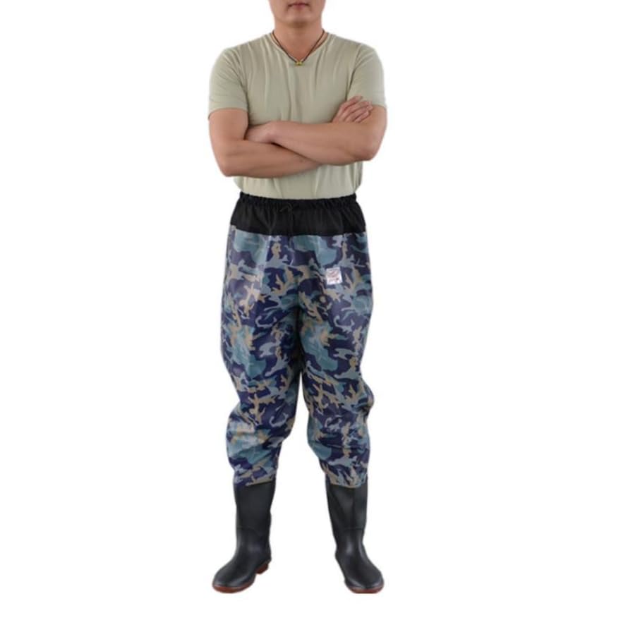 Luminexia Waist Wading Pants,Fishing Waist Waders for Men and Women,Breathable Fishing Waders with Boots,for Fly Fishing,Duck Hunting,Kayaking