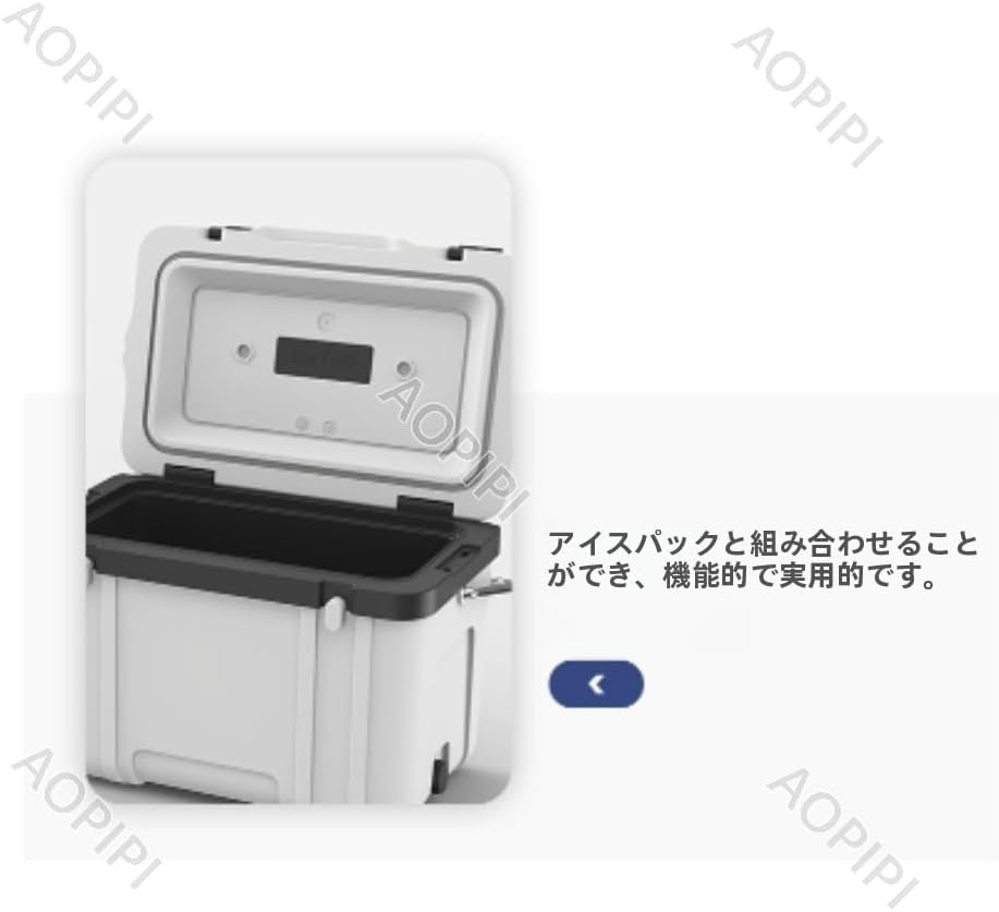 屋外用断熱ボックス、断熱冷蔵庫、ポータブル、手持ち式、食品を長時間冷たくまたは温かく保つことができ、密閉式、キャスター付き、大容量、