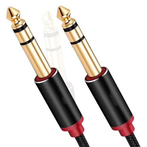 Cable de audio para guitarra que elimina ruidos para tocar piano eléctrico sin cortes