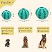 PawsOnly | Futterball für Hunde | Hundespielzeug Intelligenz | Leckerli Ball | Denkspiele | Snackball Naturkautschuk | Beschäftigung Hund | Zahnball (Klein 6 cm, Blau)