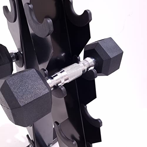 Heavy Duty Dumbbell Rack 5 Tier Large Storage Rack, Weight Stand for Home Gym, Weight Racks Dumb Bell Storage Stand Holder, Tree Rack, Weight Tower, Vertical Slots, Various Sizes, Strength Training - Image 4