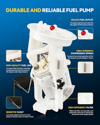 Image of PHILTOP FG0415 Electric Fuel Pump Assembly for BMW 3 Series 323Ci /323i /325Ci /325i /325xi /328Ci /328i /330Ci /330i /330xi 1999-2006 - Direct Replacement, BMW Make