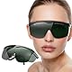 SEMNEANT Laserschutzbrille & IPL-Schutzbrille UV bis Infrarot (300-3500nm & 600-1100nm), für Rotlicht & IPL, verstellbare Bügel, entspricht DIN 166, DIN 170 & ISO 12609, Arbeitsschutzbrille OD4+