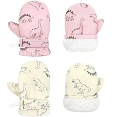 2 Pairs Pink Dinosaur & White Dinosaur