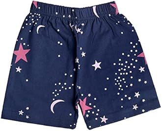 T2F Girls Cotton Printed Shorts(Pack of 5)