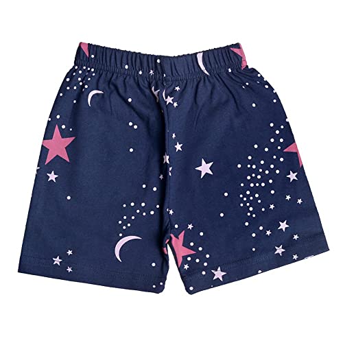 T2F Girls Cotton Printed Shorts(Pack of 5)