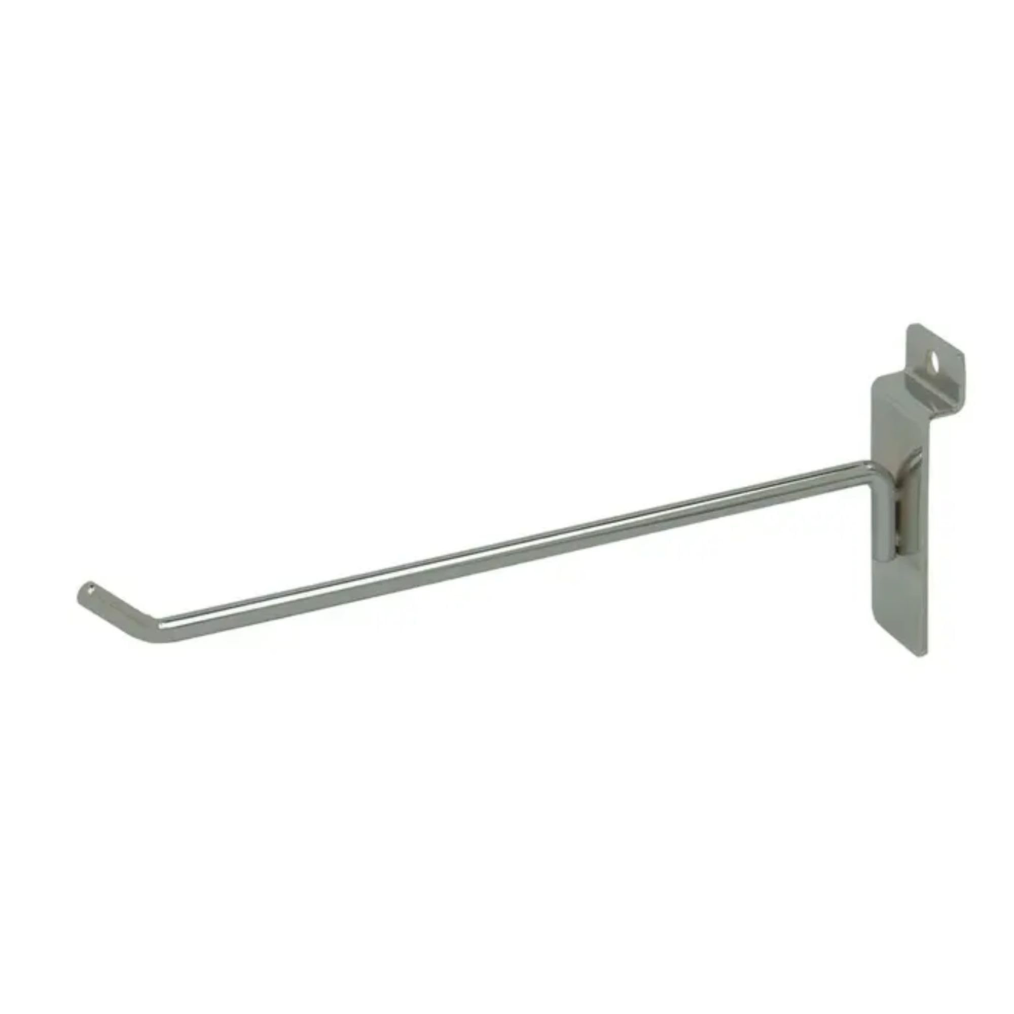 Econoco Slatwall Deluxe-Haken, 20,3 cm, Slatwall-Haken, Ausstellungshaken für Panel, Chrom (96 Stück)