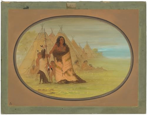 Affiche de Arts De Célèbres Tableaux George Catlin Toile Décoration Salon 60x90