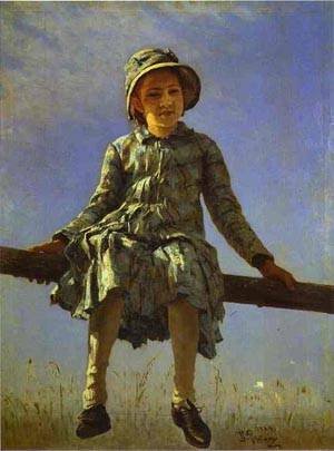 Peinture à l'huile Ilya Repin pour décoration salon classique