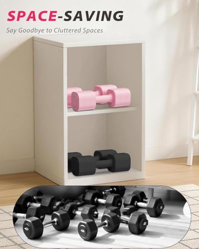 Image of Ragebby Adjustable Dumbbell Set of 2, Weights for Men and Women at Home, Anti-slip Handle, 3 in 1 Free Weights Dumbbells Set, 2lb /3lb /5lb /10lb /15lb /20lb for Pilates, Yoga, Strength Training