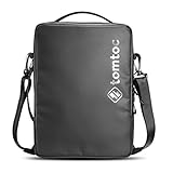tomtoc Laptop Shoulder Bag for 16 Inch New MacBook Pro 2021-2019 A2485, Dell XPS 17/15, 15 Inch Surface Book 3/2, 14 HP Acer ASUS ThinkPad, Cordura Ballistic Fabric Waterproof Case, Premium Edition