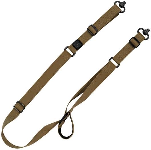 GrovTec GTSL135: Qs 2-Point Sabre Sling-W/Push Button Swivels-Coyote Brown